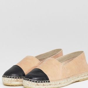 Parklane Leather Toe Cap Espadrilles